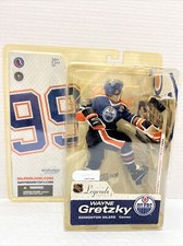 WAYNE GRETZKY Edmonton Oilers 2005 McFarlane NHL Legends Series 2 blue jersey