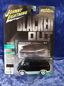 Johnny Lightning 2020 Street Freaks MOC 1976 Chevy G20 Van Blacked Out Version B - Picture 1 of 3