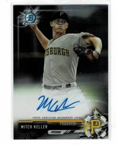 2017 Bowman Chrome Mitch Keller Autogramm RC - Pittsburgh Pirates - Bild 1 von 1