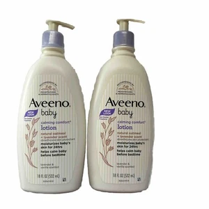 Aveeno Baby beruhigende Komfortlotion mit entspannendem Lavendel & Vanille 18 Unzen 2er Pack - Bild 1 von 3