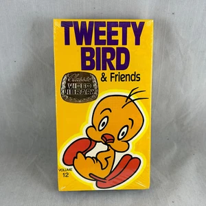 1989 TWEETY BIRD & FRIENDS VOLUME 12 GTK CLASSIC VIDEO LIBRARY SEALED VHS - RARE - Foto 1 di 5