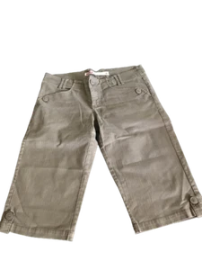 Only Short Jeans Bermuda Marron Femme Fermeture Eclair Top Occasion Taille 36 Fr - Bild 1 von 8