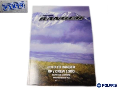 Polaris Ranger XP 1000 2018-2019/Crew 1000 manual de reparación de servicio original genuino OEM Foto 1 de 3