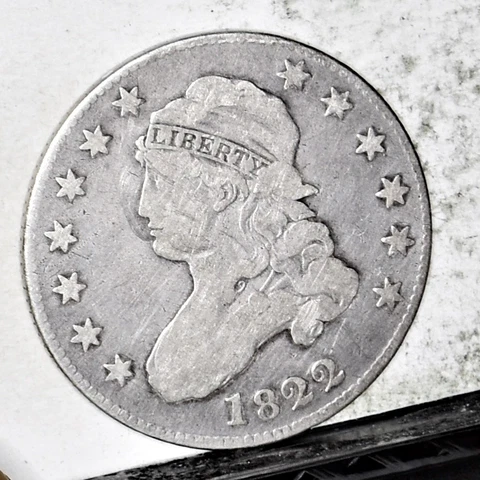 1822 Bust Quarter - Fine (#45842) Cover