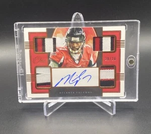 2019 Panini One Michael Vick Quad Patch On Card Auto 20/20 #83 SSP FALCONS - Picture 1 of 2