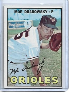 Moe Drabowsky 1967 Topps Baseball Card #125-Baltimore Orioles - Picture 1 of 2