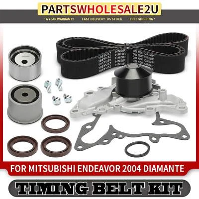 Kit de correa de distribución de 7 piezas para Mitsubishi Diamante 2000-2003 Endeavor 2004 3,5 L 3,8 L Foto 1 de 4