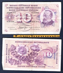 Suisse 10 Francs 3/6/0967 Série 49 I 050486 TB TTB Switzerland - Picture 1 of 1