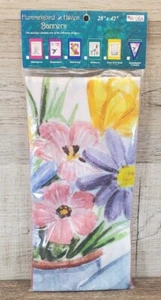 Flag Garden Flowers In Watering Can Decorative Yard Banner Made In USA "28 X 42 - Picture 1 of 3