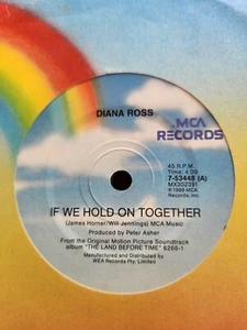 Diana Ross "If We Hold On Together" 1988 MCA Oz 7" 45rpm - Picture 1 of 2