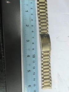 Omega bracelet 16 cm gold plated 20 micron 1069/137 endlink 137 - Picture 1 of 9
