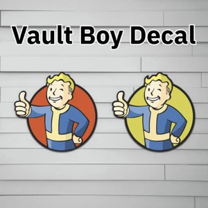 Vault Boy Vinyl Decal (Sticker, Car laptop window tumbler water bottle) video ga - Picture 1 of 6