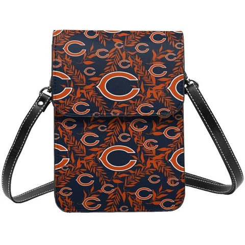 Chicago Bears Small Cell Phone Purse One Shoulder Travel Bag,fans Gift Cover