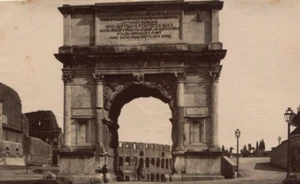 Vintage Photograph Italy, Roma Landscape, Titus Arc 1901 - Picture 1 of 8
