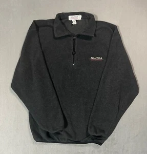 Nautica Competition Vintage Winter 1/4 Zip Sport Fleece Jacke Pullover Sweatshirt L - Bild 1 von 17