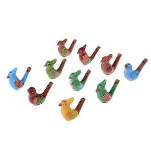 1x Ceramic hand-painted musical whistle water birds whistle TM TQ - Picture 1 of 12