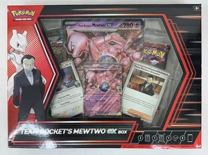 Pokemon Juego de Cartas Coleccionables Team Rocket's Destined Rivals Mewtwo Ex Caja “Nuevo Sellado” - Imagen 1 de 1