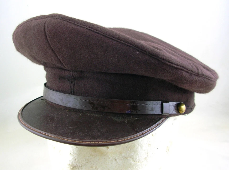 VINTAGE ANNI '60 ESERCITO ITALIANO CAPPELLO A VISIERA POMPIERI OBSOLETO - Immagine 1 di 4