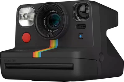 Câmera de Filme Instantânea Polaroid Now+ Preta (9061) - Bluetooth Conectada I-Type - Imagem 1 de 4