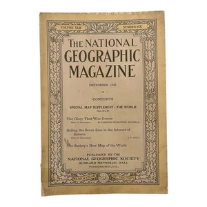 NATIONAL GEOGRAPHIC MAGAZINE DECEMBER 1922 GREECE - SAILING THE SEVEN SEAS - Picture 1 of 6
