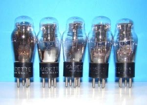 No type 76 Kadette radio audio amplifier vacuum 5 tubes valves tested ST 276 76 - Picture 1 of 3