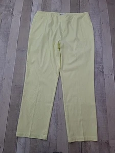 Pantaloni Drapers & Damons donna taglia XL Petites pull on righe tasche elasticizzate - Foto 1 di 13
