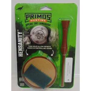 Turkey Pot Call PRIMOS HENSANITY Hunting Tone Control Frictionite Hardwood NIP - Picture 1 of 4