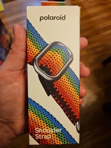 Retro Rainbow Polaroid Flat Neck Shoulder Kameragurt  - Bild 1 von 3