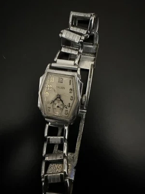 Movimiento Reloj Pulsera Tanque Vintage Gruen Cuerda Manual Pioneer 715 125 81960 Foto 1 de 4