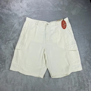Pantalón Corto Tommy Bahama Relax Cargo Para Hombre Talla 38 Marfil Agarre Llave Cómodo Ropa de Verano - Imagen 1 de 12