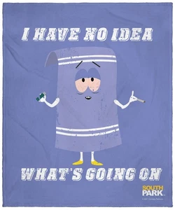 South Park Towelie What's Going On Silk Touch Plüsch Überwurf Decke - Bild 1 von 3