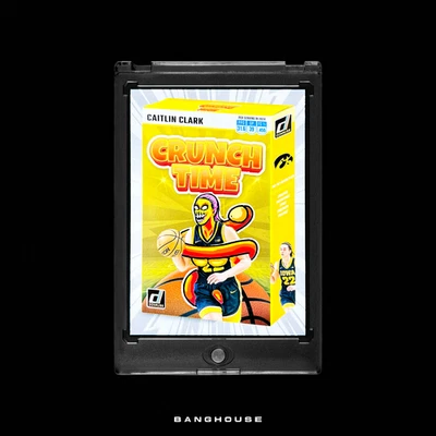 1/1 CAITLIN CLARK RC 🔥 CRUNCH TIME ROOKIE SSP 🔥 NEW PENINI: ONE OF ONE ART - Image 1 of 4