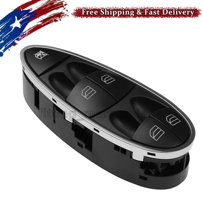 Interruptor maestro de ventana eléctrica lado del conductor para 03-11 Mercedes-Benz CLS-CLASS E-CLASS Foto 1 de 4