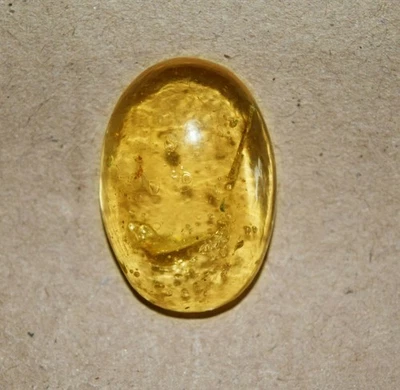 16  Cts. Natural Genuine Old Baltic Amber Untreated Certified Gemstone - Image 1 of 4