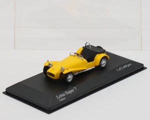 Lotus Super 7 1968 MINICHAMPS 1:43 Die Cast Model Car Yellow - Bild 1 von 8