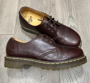 Dr. Martens Oxford Damenschuhe 8 US 1461 rutschfest weiche Zehenpartie Arbeit dunkelbraun - Bild 1 von 8