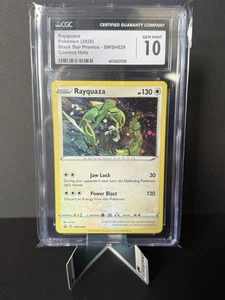 CGC Gem Mint 10 Rayquaza Black Star Promo SWSH029 - Picture 1 of 4