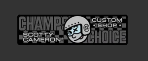 Adesivo Scotty Cameron negozio personalizzato CHAMPS CHOICE JOHNNY RACER albero fascia decalcomania - Foto 1 di 3