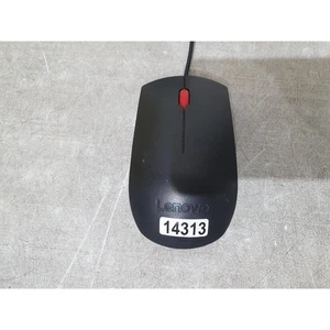 Lenovo 00PH133 Optical Mouse Black Wired USB 3-Buttons Scroll Wheel for Desktop - Picture 1 of 9