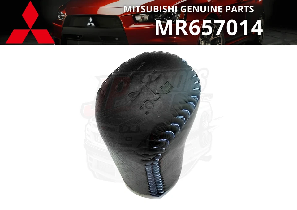 MITSUBISHI Genuino LANCER EVOLUTION 5 6 CP9A Perilla de Cambio Punto Azul MR657014 Nuevo Foto 1 de 4