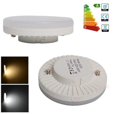 GX53 Lamp 7W Downlight SMD 5730 LED Light Warm Cool White Cabinet Spot Bulb - Image 1 of 4