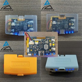 New For Game Boy Advance GBA Rechargeable Battery USB-C 1800 mAh 3.7 V w/ USB