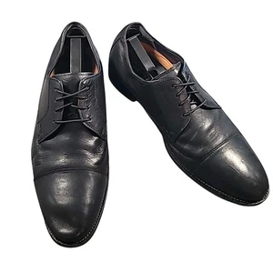 Zapatos de Vestir Oxford Cole Haan Lenox Hill Puntera con Gorra para Hombre 11.5M Cuero Negro Usados en Excelente Condición - Imagen 1 de 9