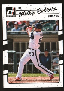 2017 Donruss Baseball #76 - Melky Cabrera - Chicago White Sox  17-1352 - Picture 1 of 2