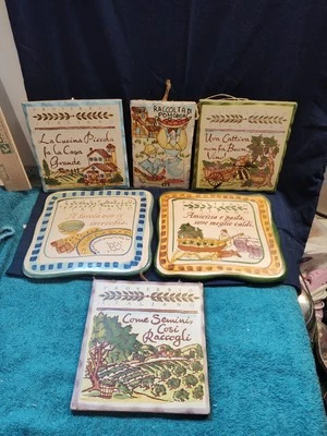 Cortopassi Family Italian Wall Tile Trivet Decor from Italy 2007-2012 **CHOICE** - Image 1 of 4