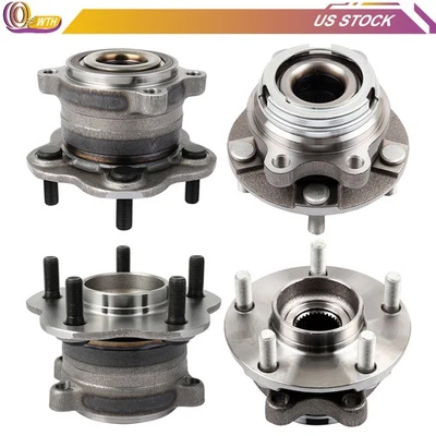 4X Kit de buje de cojinete de rueda delantera trasera para Nissan Pathfinder 2013 2014-2019 4x4 Foto 1 de 4