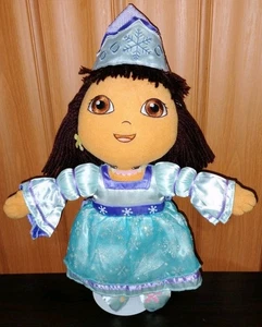 Nickelodeon Dora Explorer Niña Muñeca de Peluche 16" Mochila Monedero Juguete Copo de Nieve (A - Imagen 1 de 8
