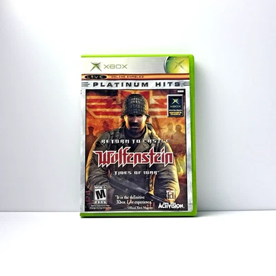 Return to Castle Wolfenstein: Tides of War Original Xbox CIB Reacondicionado Probado Foto 1 de 4