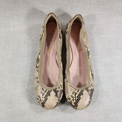 Pretty Ballerinas Faux Snakeskin Shirley Womens Size 9 Ballet Flat Walking Shoes - Image 1 of 4