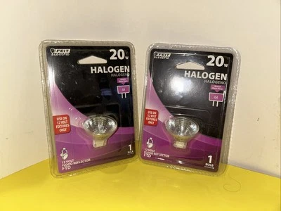 2 Pack Feit Electric 20W 12V Bulb Flood Reflector for Fixture G4 Base Small 2 - Image 1 of 2